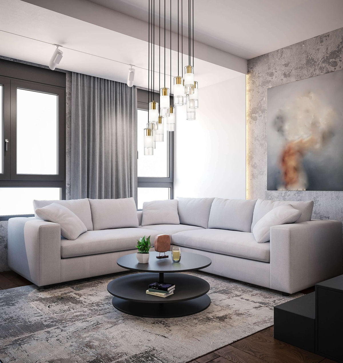 Alton 11 Light Chandelier Modern Gold
