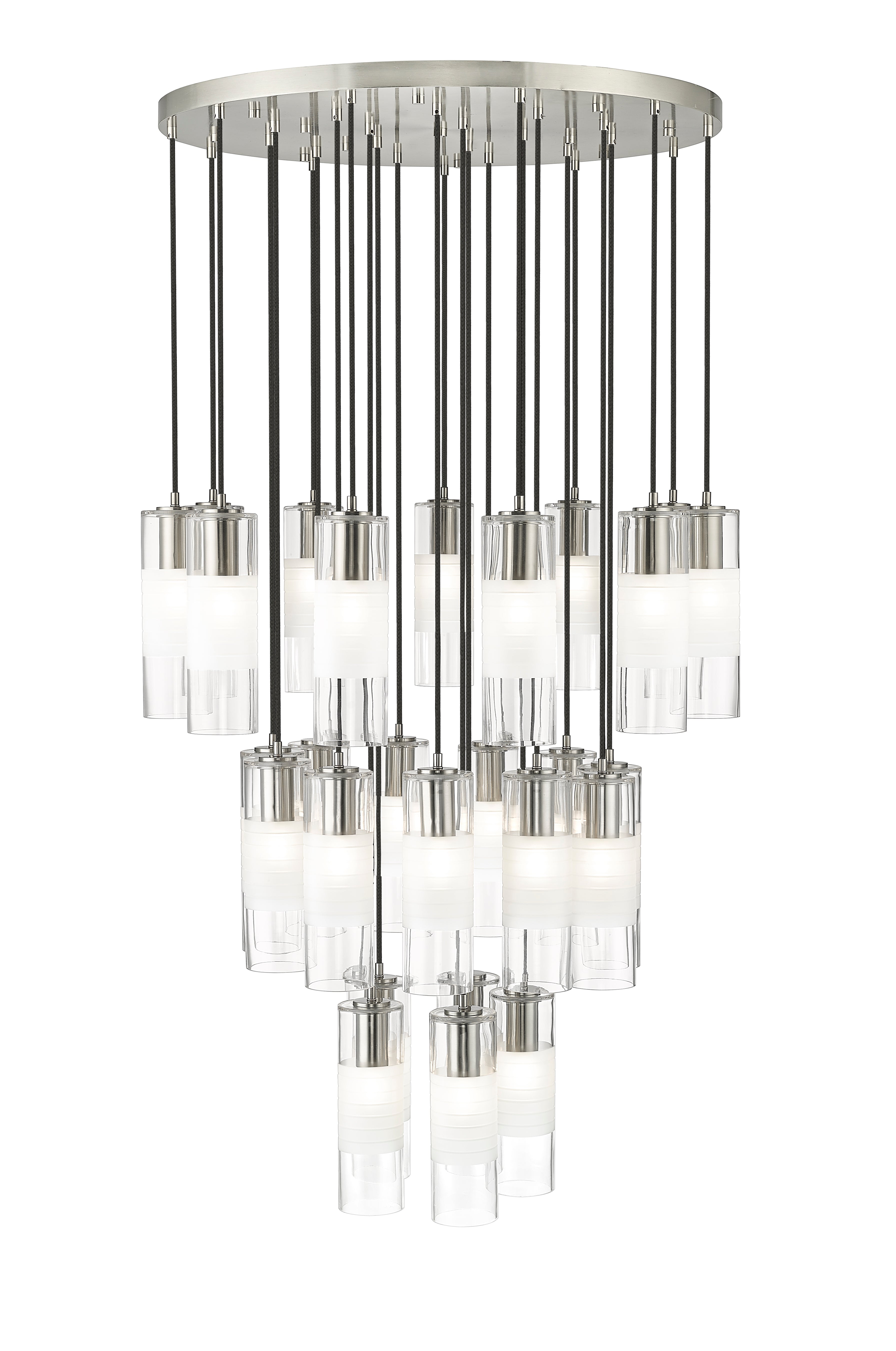 Alton 27 Light Chandelier Brushed Nickel