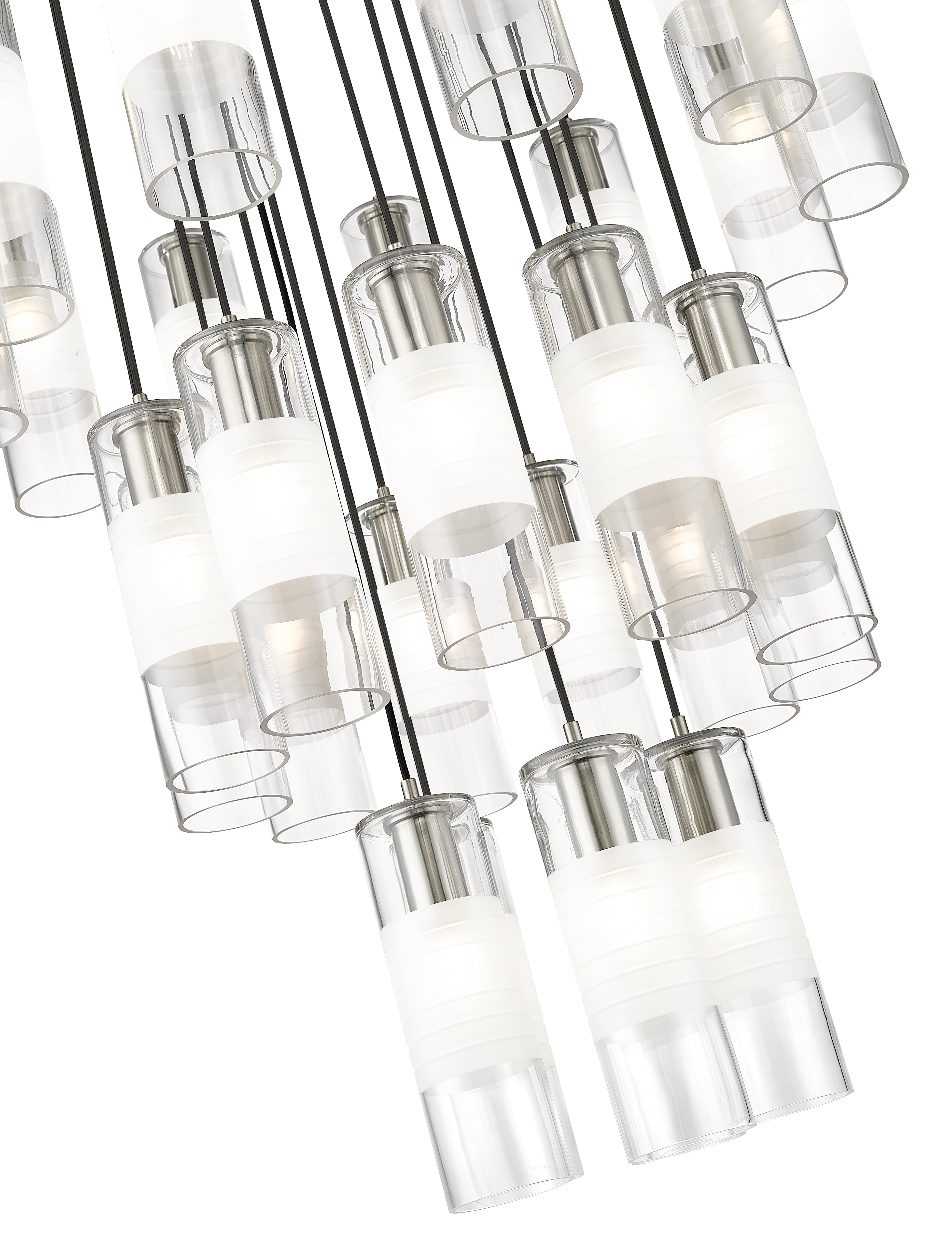 Alton 27 Light Chandelier Brushed Nickel