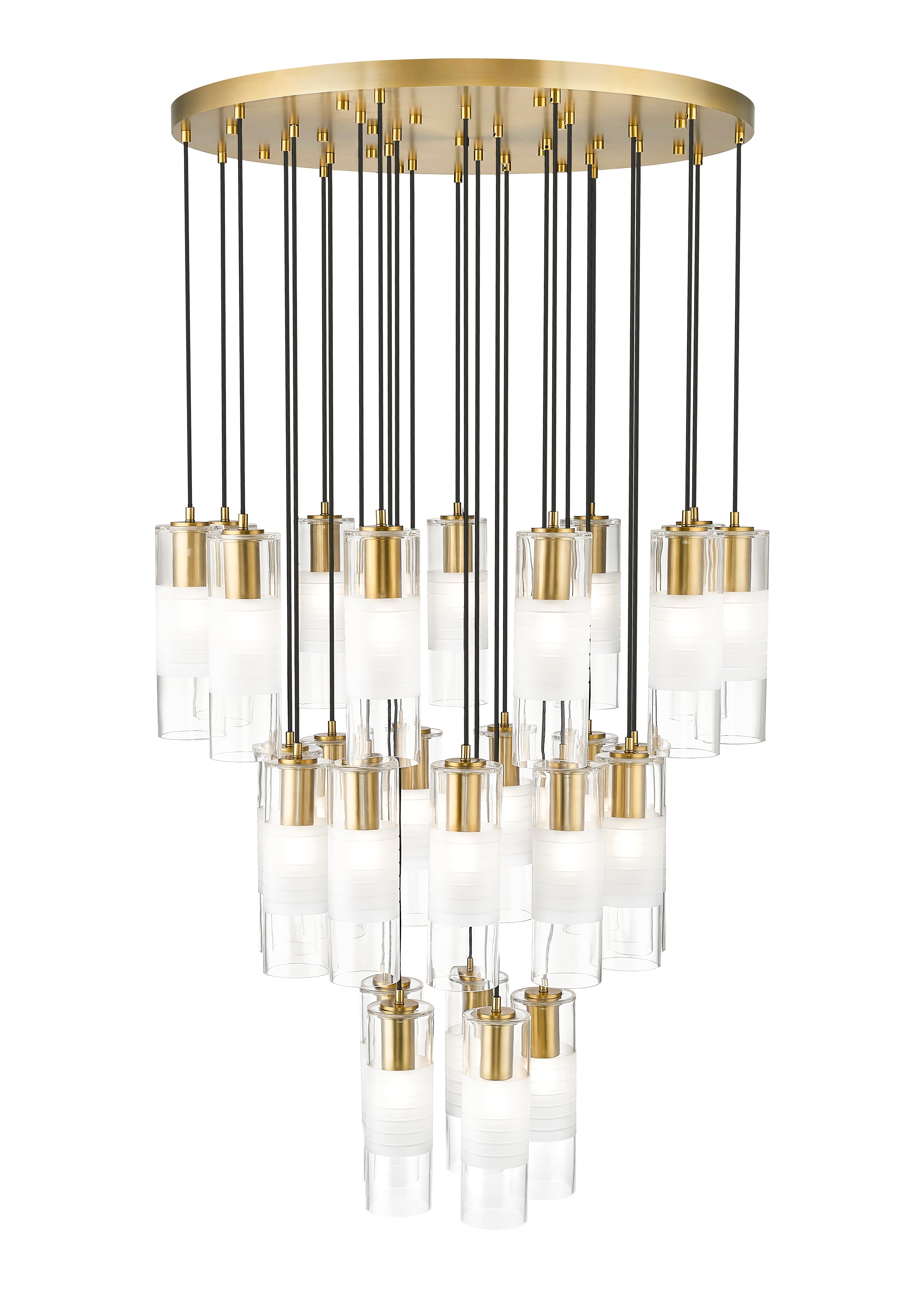 Alton 27 Light Chandelier Modern Gold