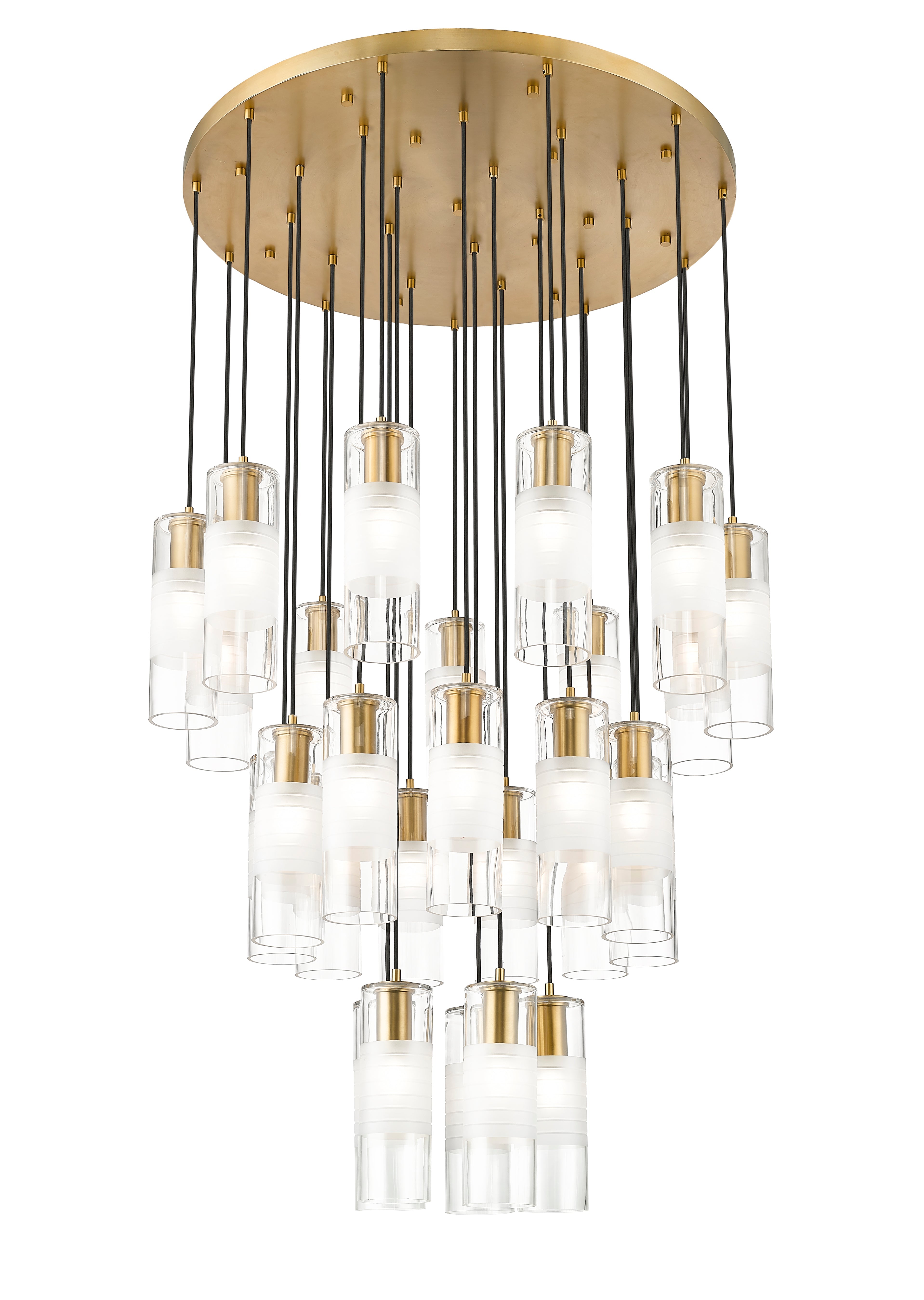 Alton 27 Light Chandelier Modern Gold