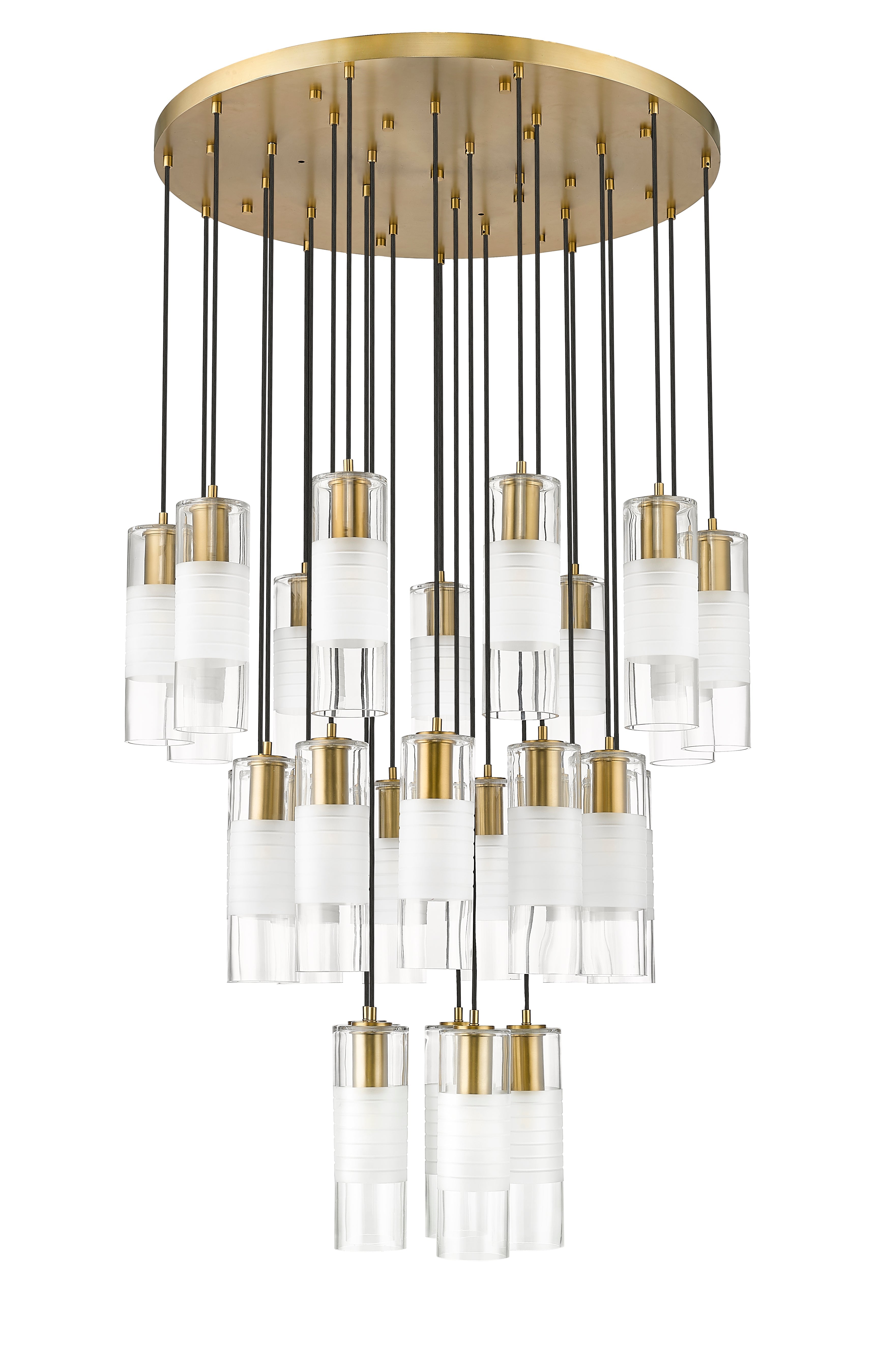 Alton 27 Light Chandelier Modern Gold