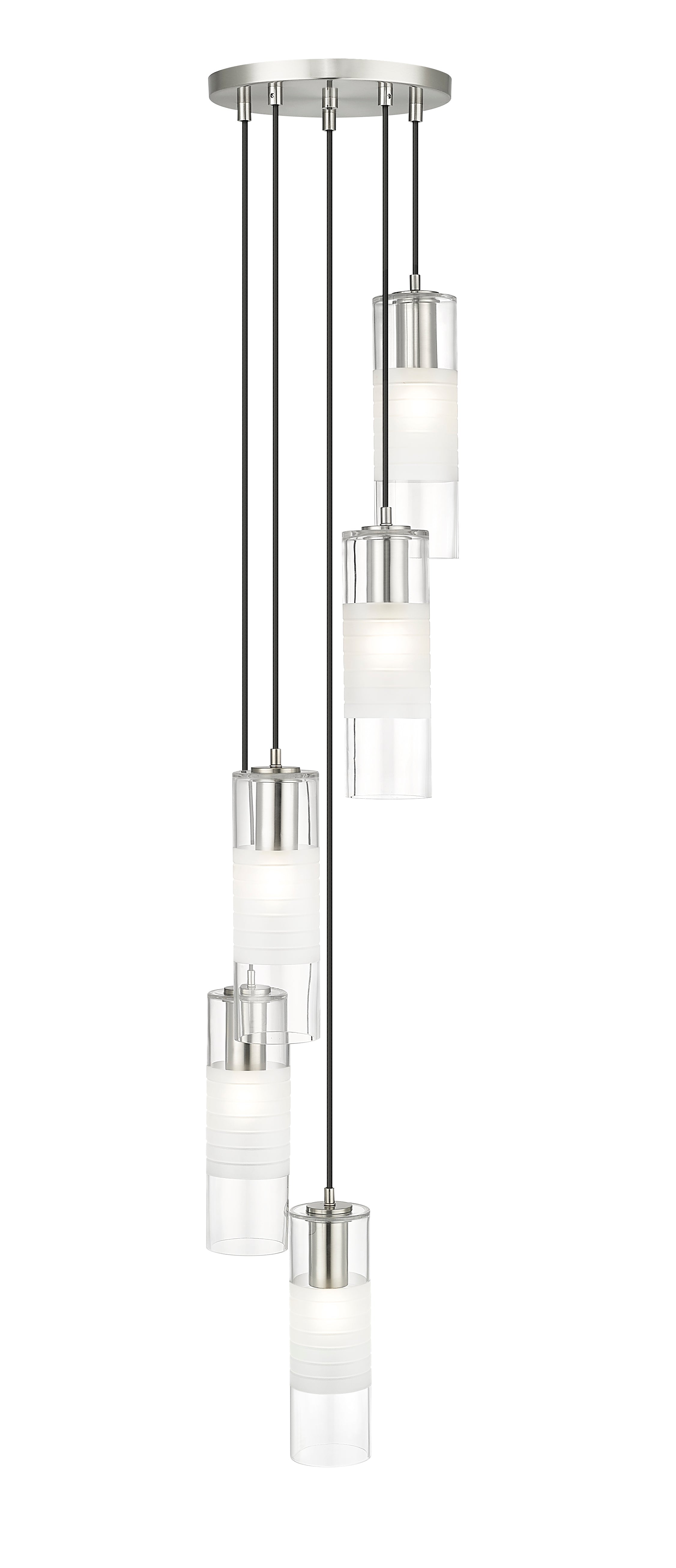 Alton 5 Light Chandelier Brushed Nickel
