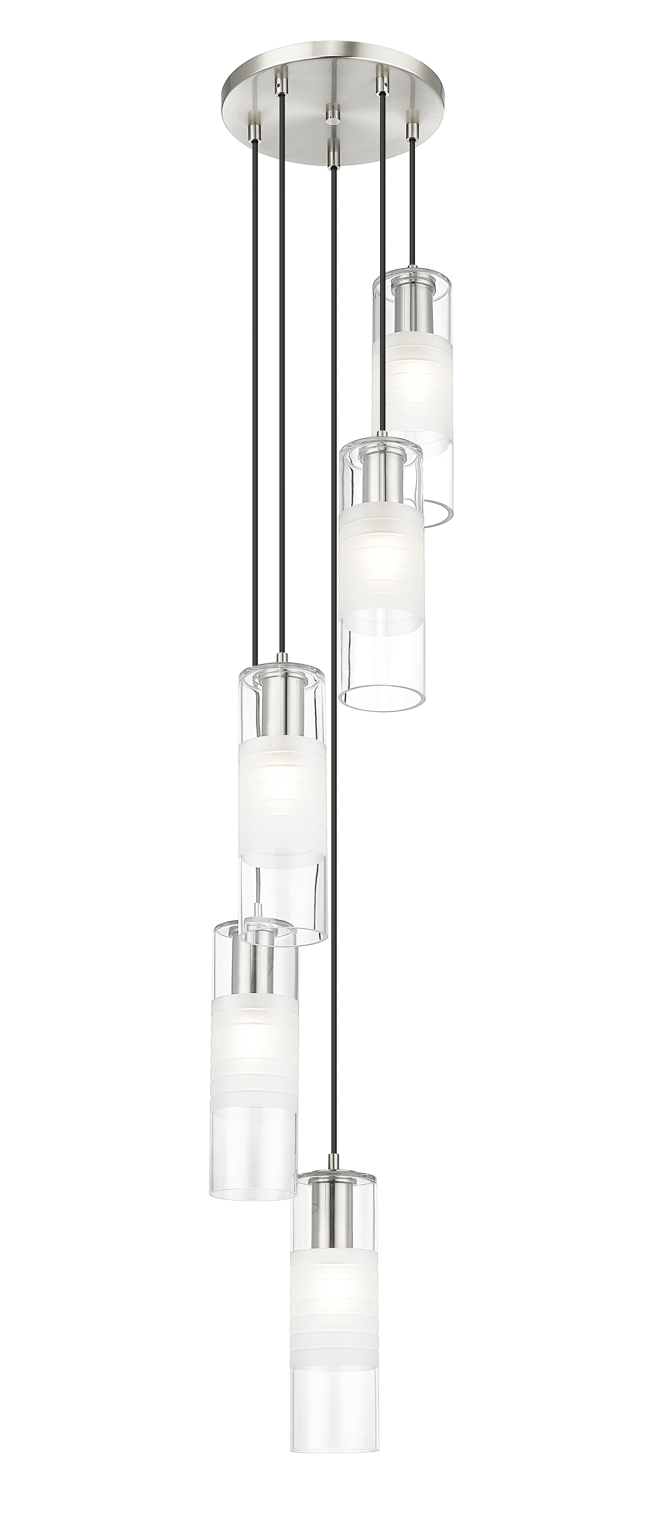 Alton 5 Light Chandelier Brushed Nickel