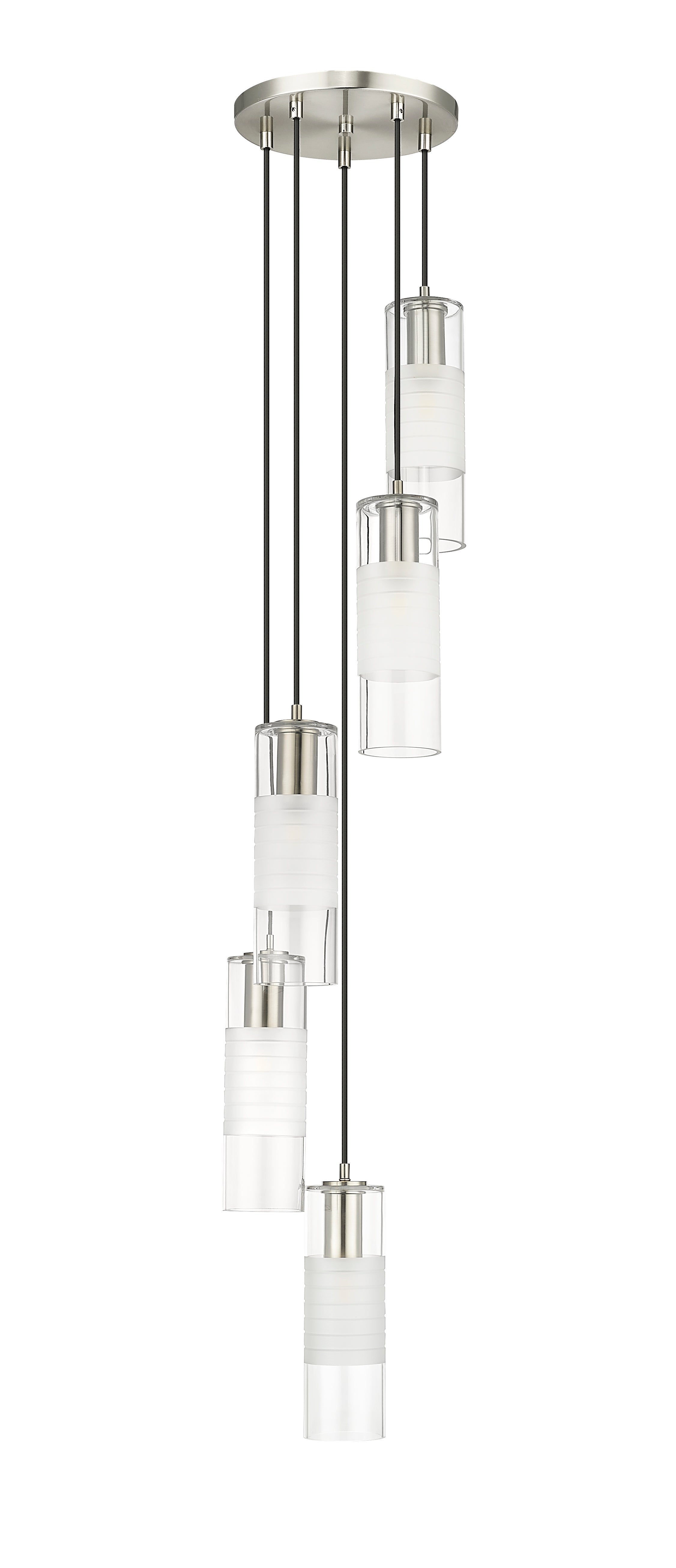 Alton 5 Light Chandelier Brushed Nickel