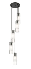 Alton 5 Light Chandelier Matte Black