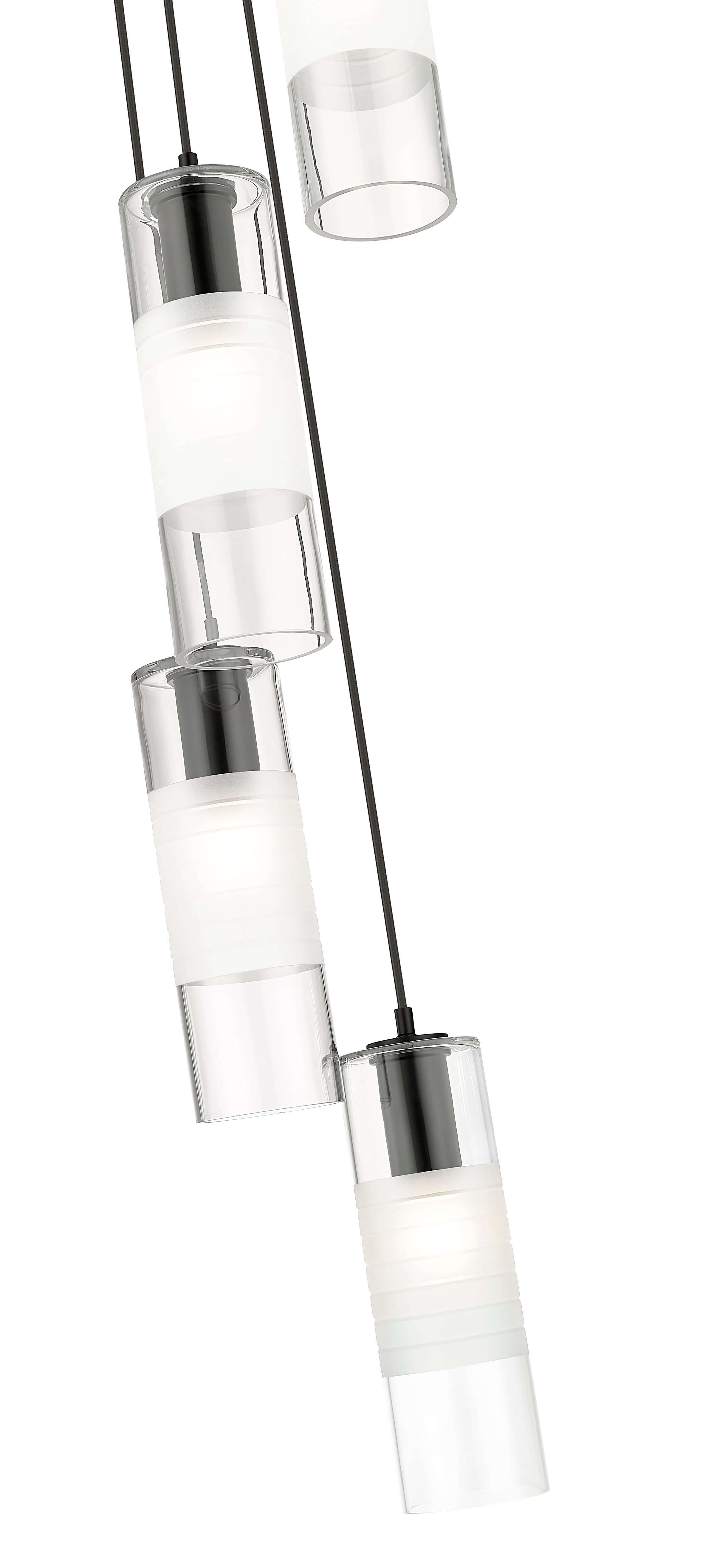Alton 5 Light Chandelier Matte Black