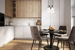 Alton 5 Light Chandelier Matte Black