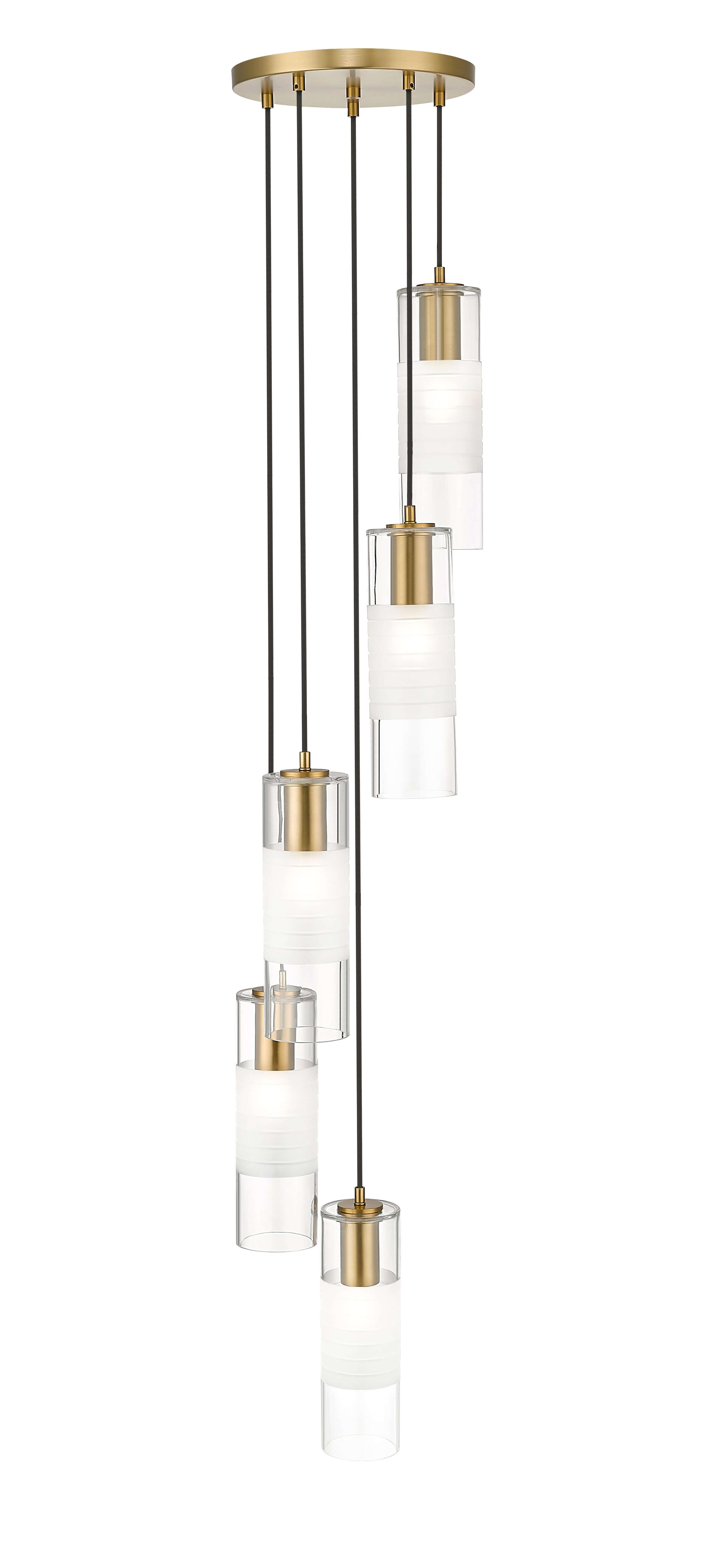 Alton 5 Light Chandelier Modern Gold