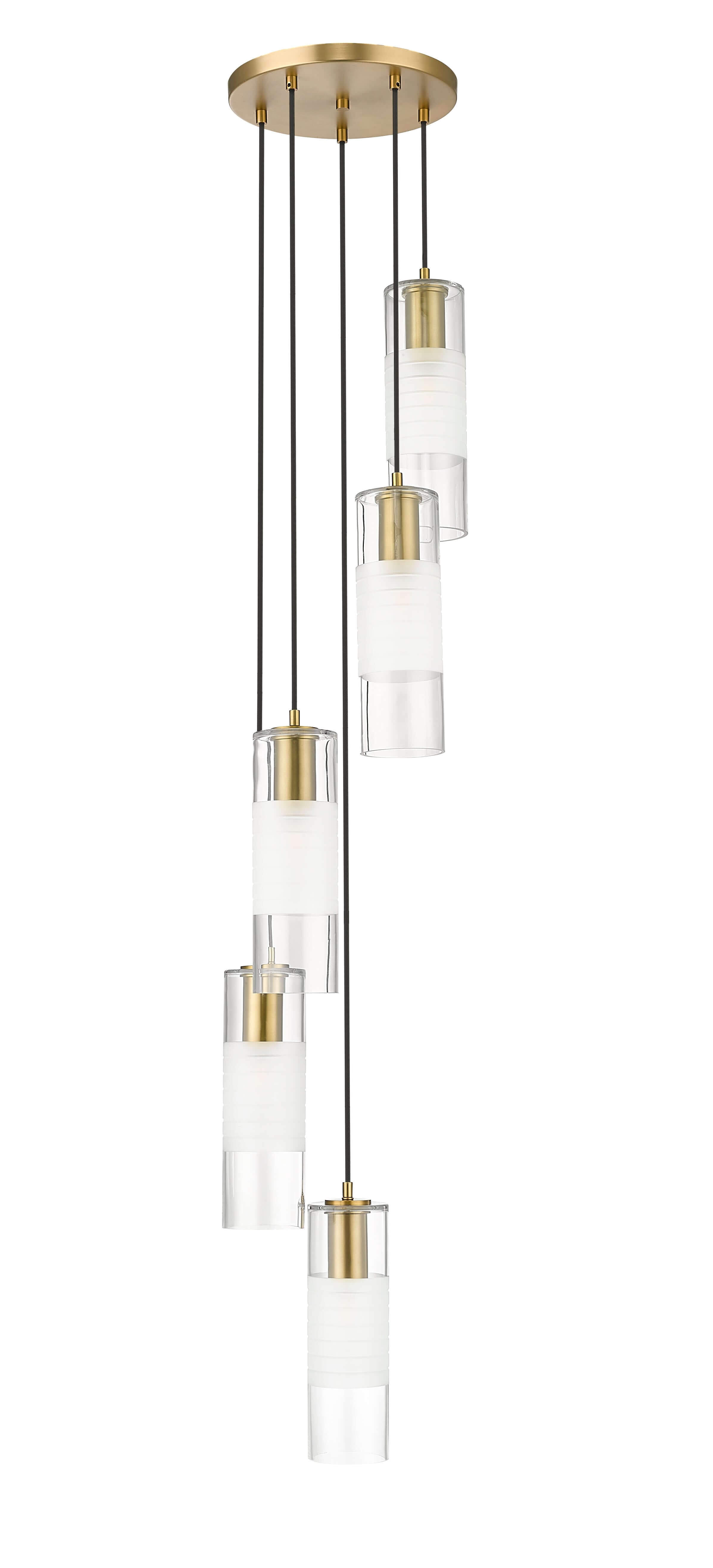Alton 5 Light Chandelier Modern Gold