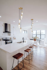 Alton 5 Light Chandelier Modern Gold