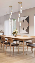 Alton 5 Light Chandelier Modern Gold