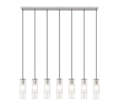 Alton 7 Light Linear Chandelier Brushed Nickel