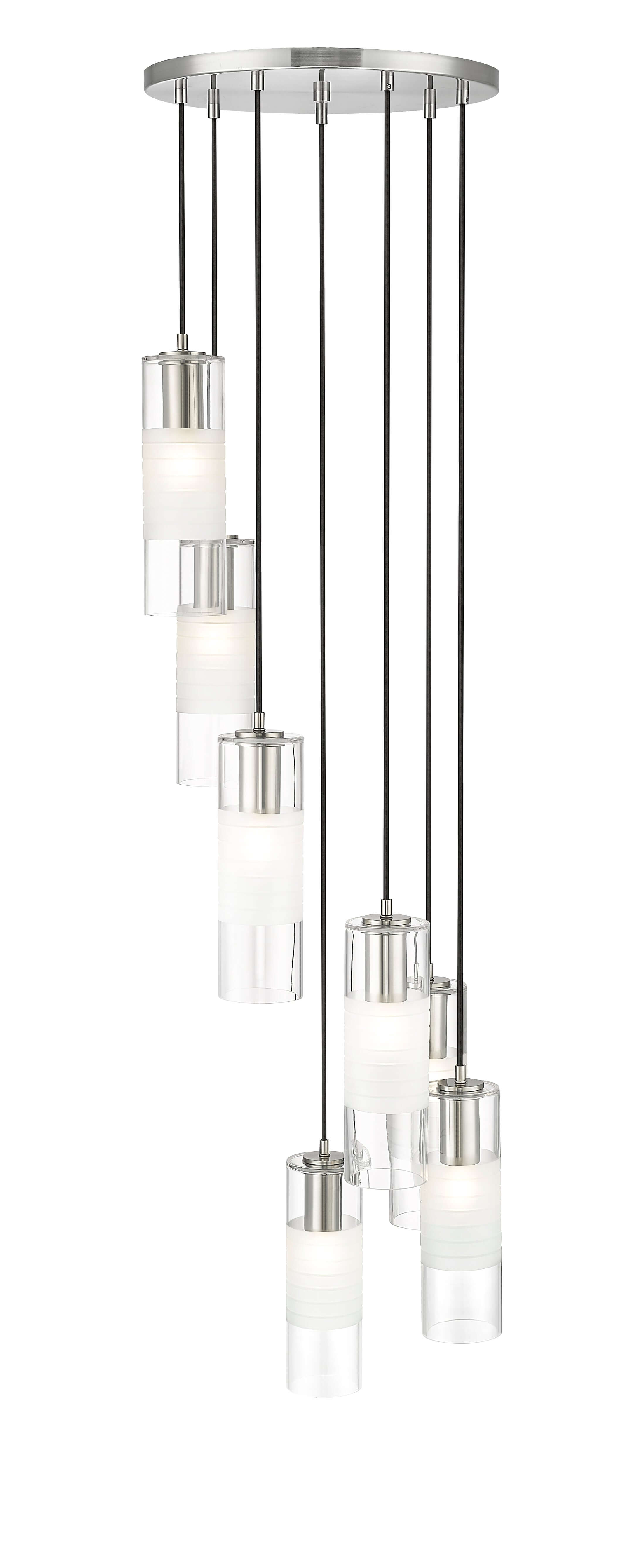 Alton 7 Light Chandelier Brushed Nickel