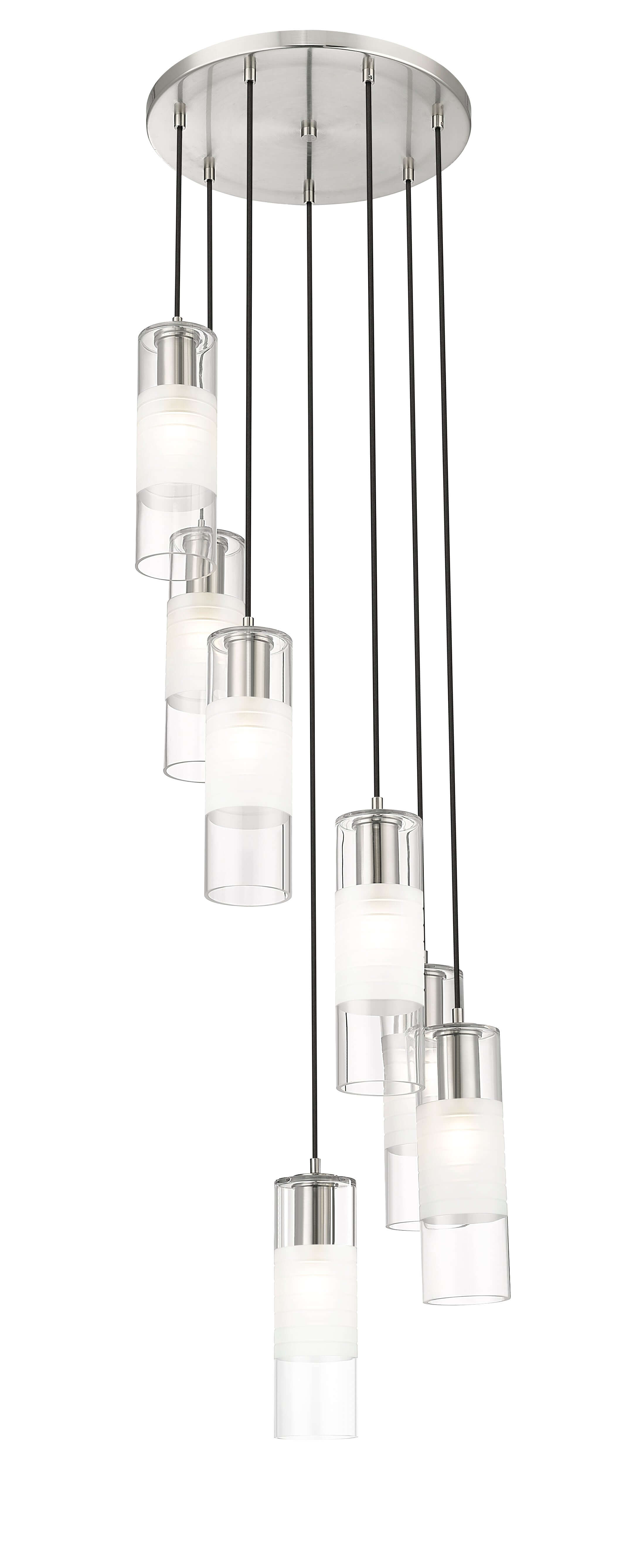 Alton 7 Light Chandelier Brushed Nickel
