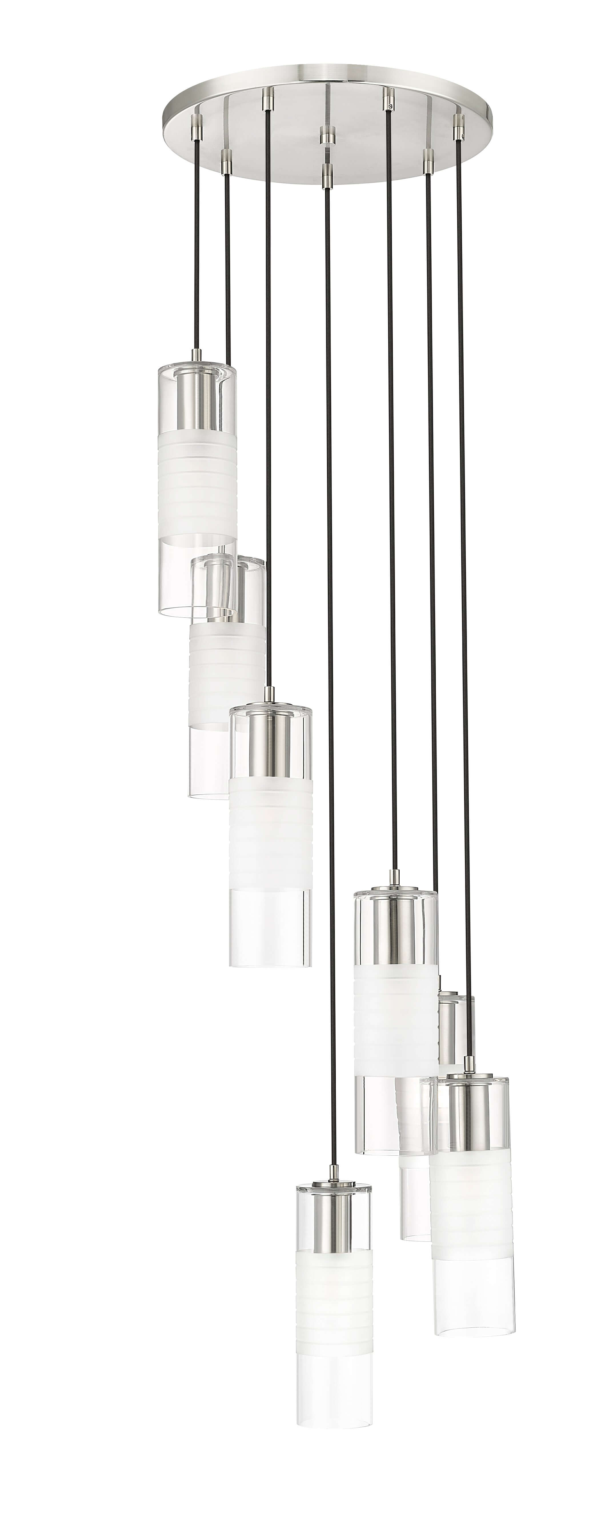 Alton 7 Light Chandelier Brushed Nickel