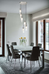 Alton 7 Light Chandelier Brushed Nickel