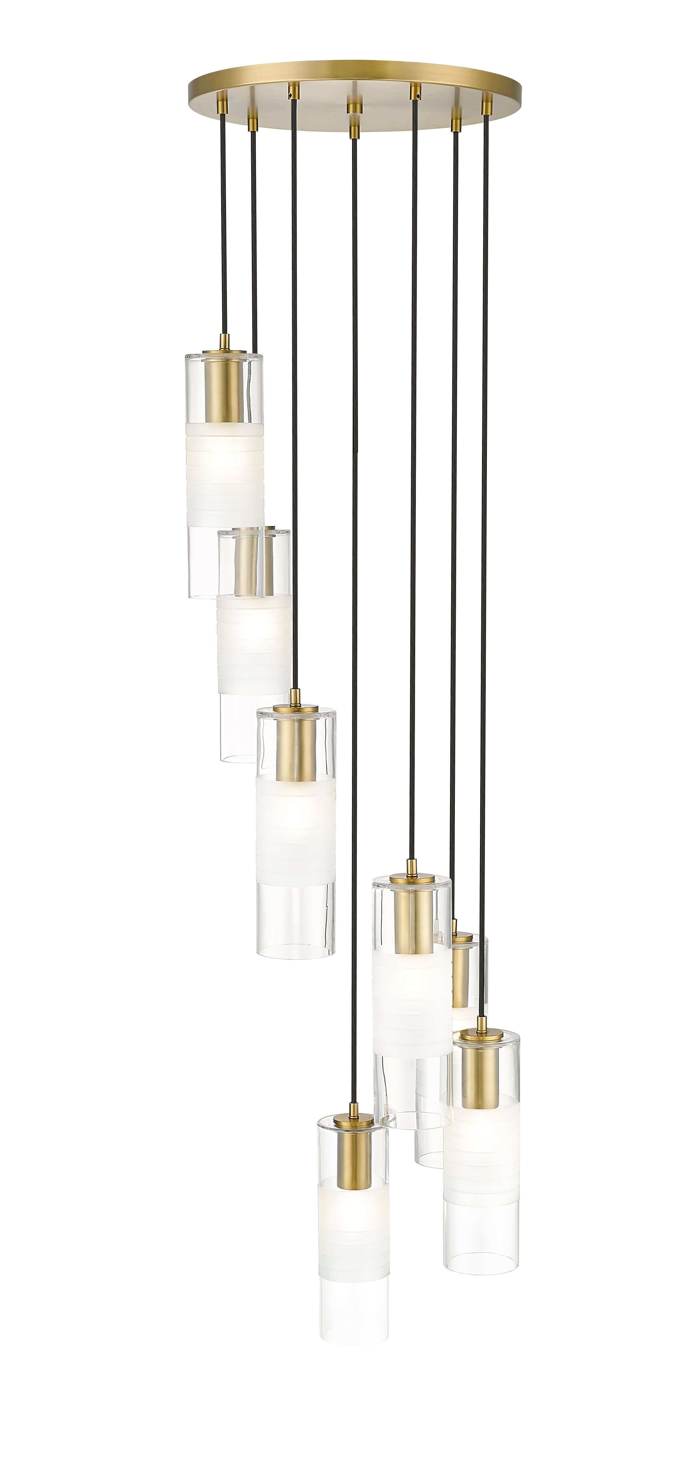 Alton 7 Light Chandelier Modern Gold