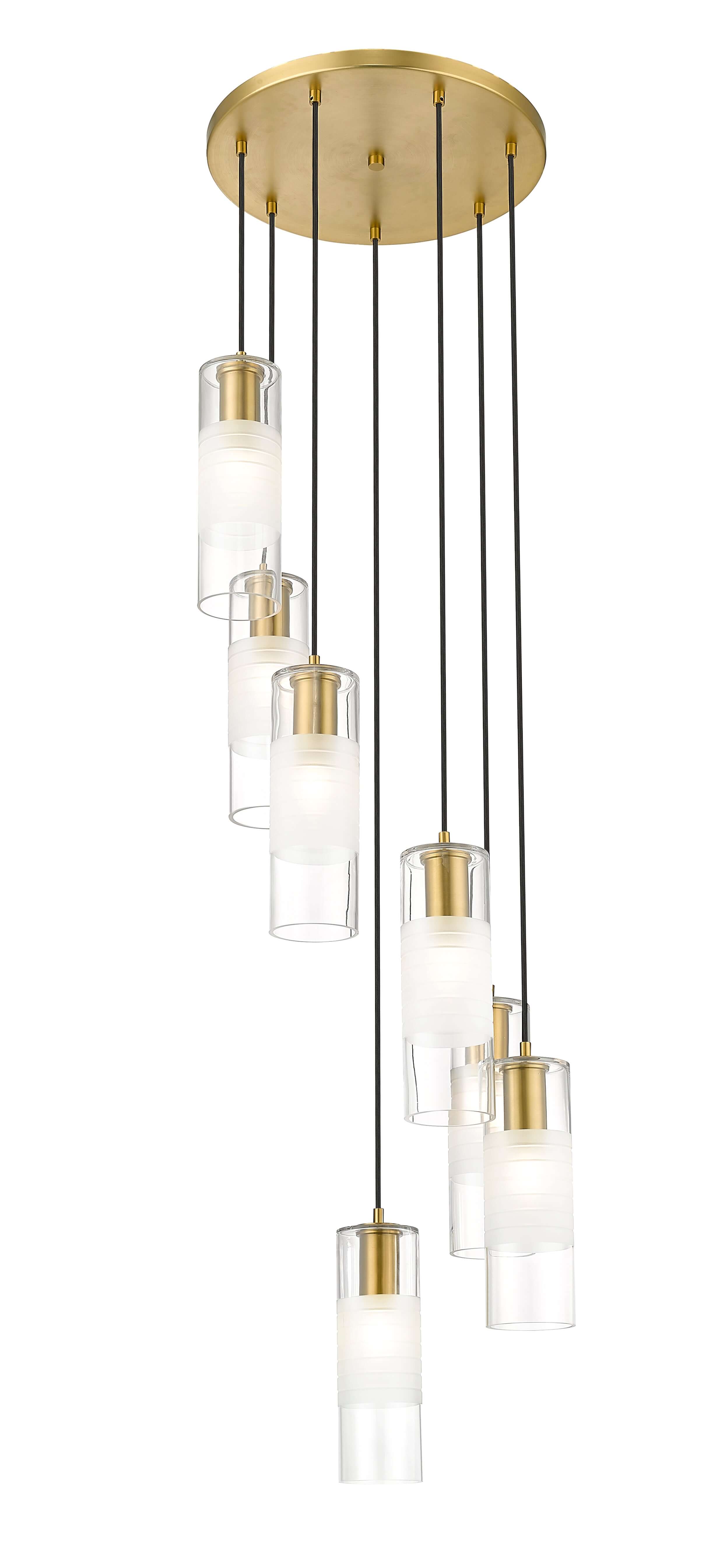 Alton 7 Light Chandelier Modern Gold