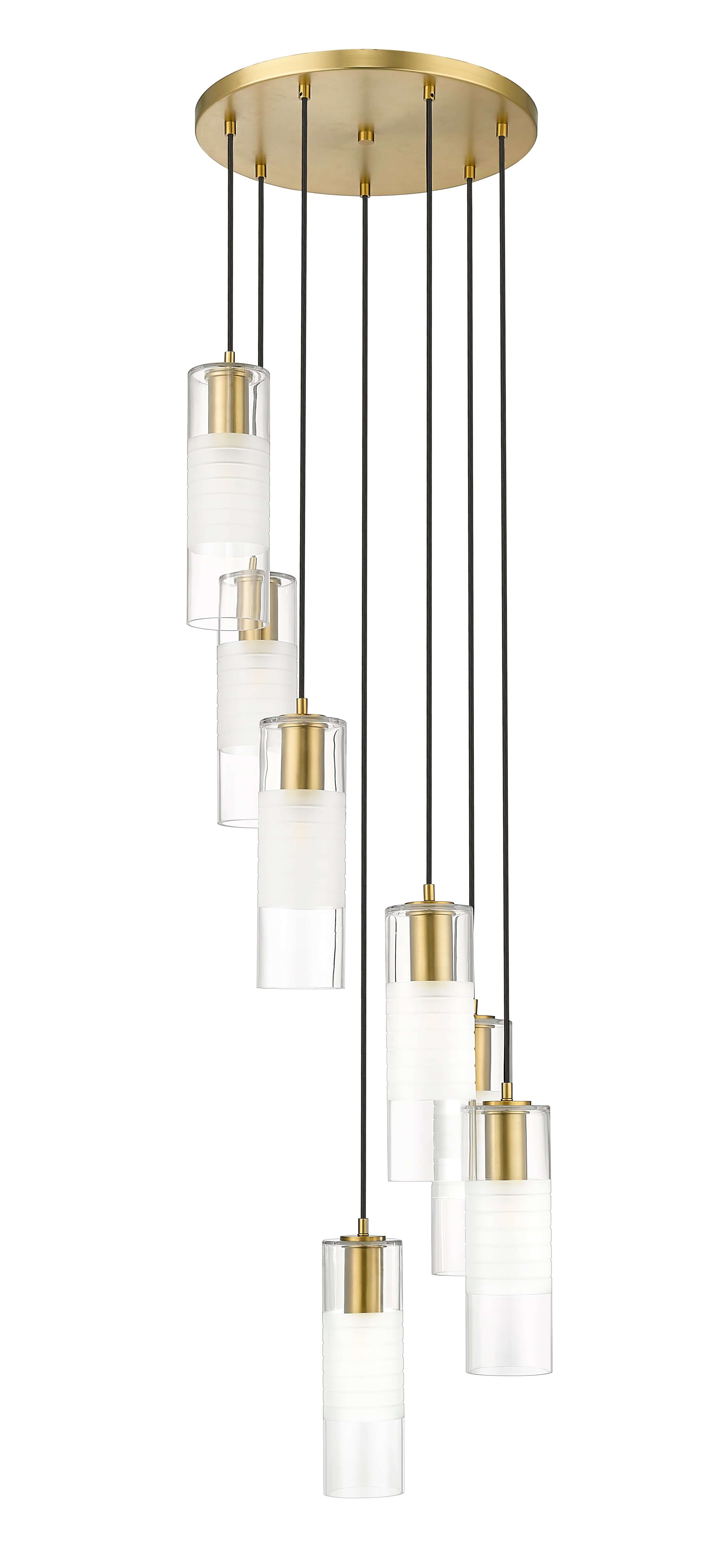 Alton 7 Light Chandelier Modern Gold