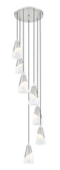 Aimie 7 Light Chandelier Brushed Nickel