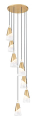 Aimie 7 Light Chandelier Modern Gold