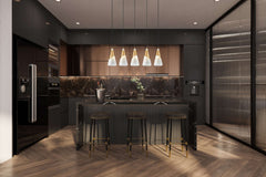 Aimie 5 Light Linear Chandelier Modern Gold
