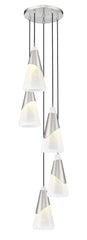 Aimie 5 Light Chandelier Brushed Nickel