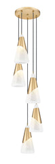 Aimie 5 Light Chandelier Modern Gold
