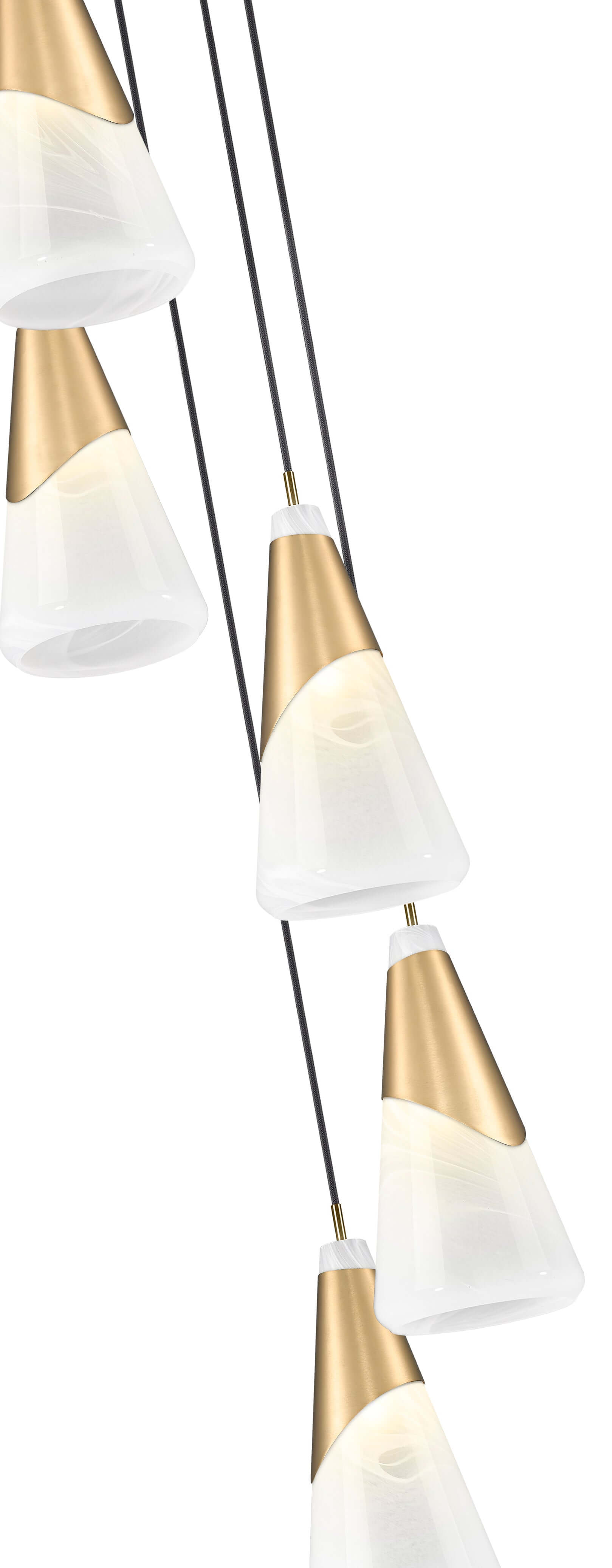 Aimie 5 Light Chandelier Modern Gold