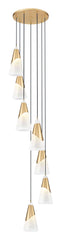 Aimie 7 Light Chandelier Modern Gold