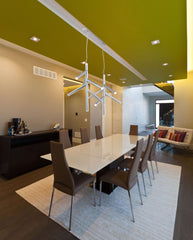 Forest LED 12 Light Linear Chandelier Chrome