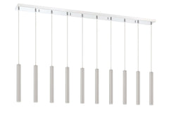 Forest LED 10 Light Linear Chandelier Chrome