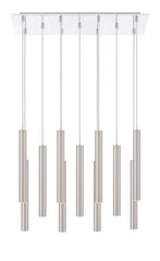 Forest LED 11 Light Chandelier Chrome