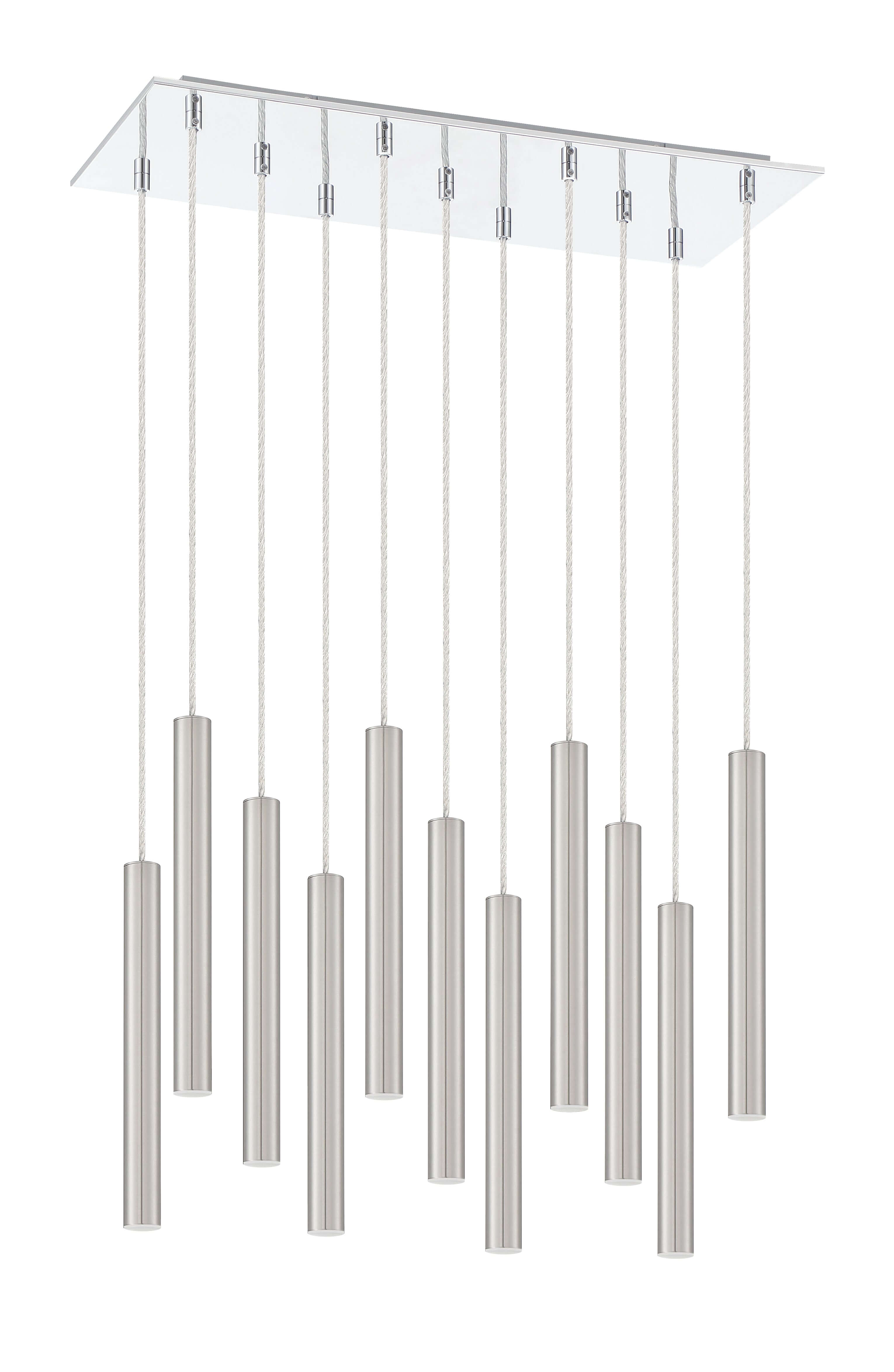 Forest LED 11 Light Chandelier Chrome