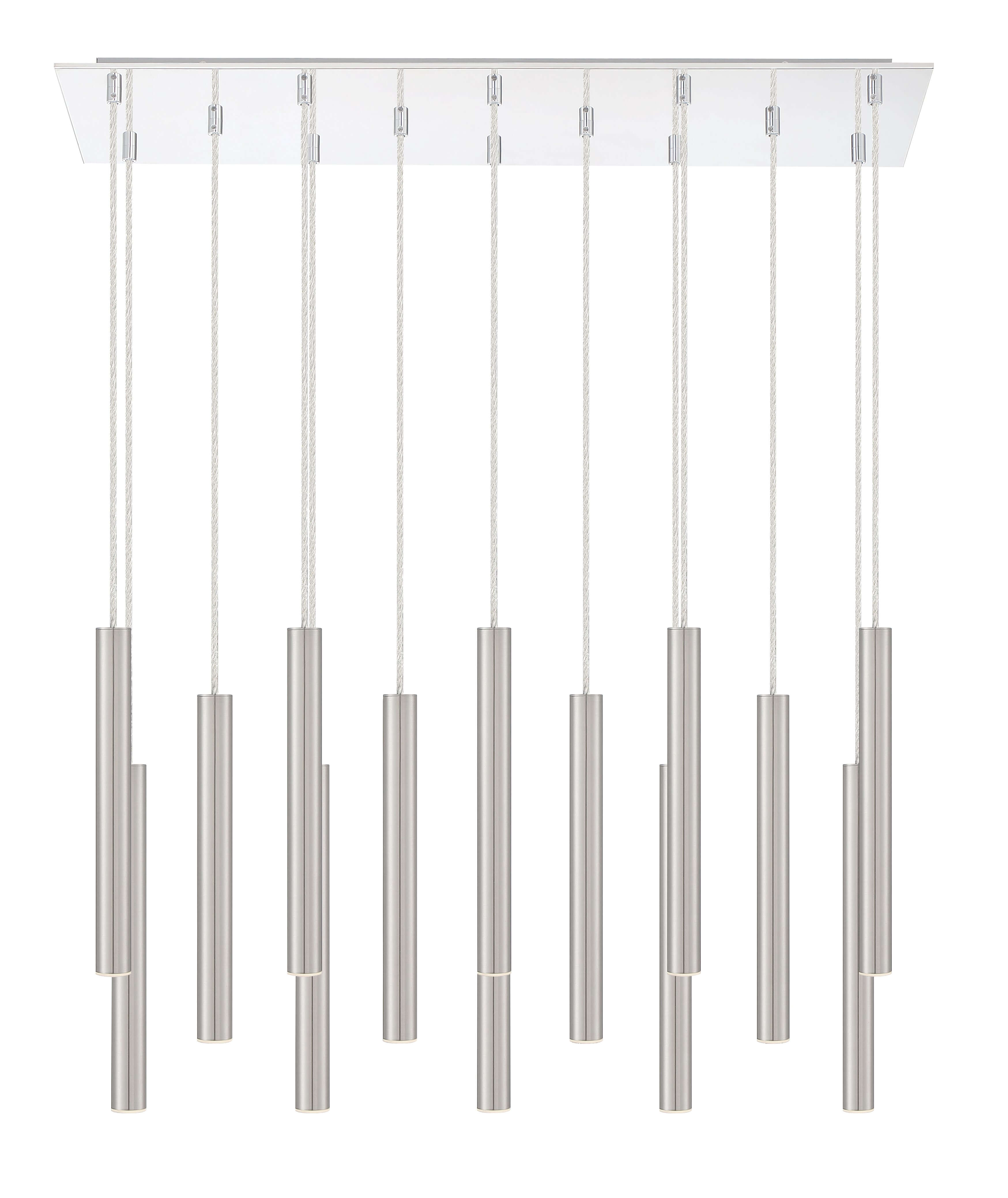 Forest LED 14 Light Chandelier Chrome