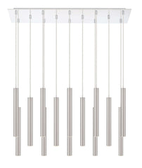 Forest LED 14 Light Chandelier Chrome