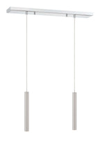 Forest LED 2 Light Linear Chandelier Chrome
