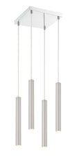 Forest LED 4 Light Chandelier Chrome