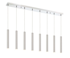 Forest LED 8 Light Linear Chandelier Chrome