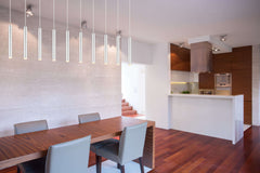 Forest LED 10 Light Linear Chandelier Chrome
