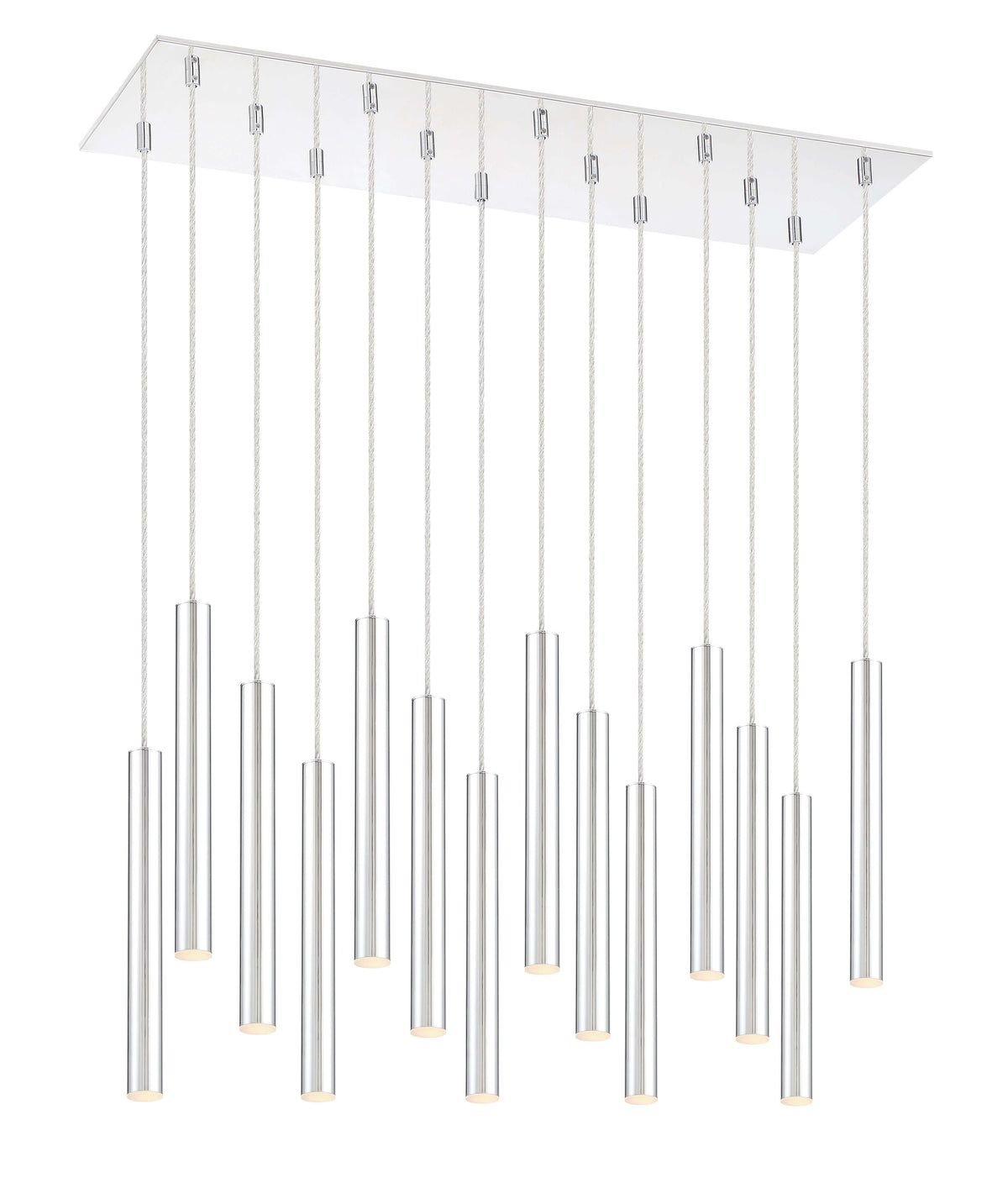 Forest LED 14 Light Chandelier Chrome