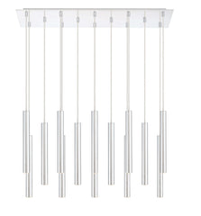 Forest LED 14 Light Chandelier Chrome