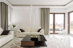 Forest LED 5 Light Chandelier Chrome
