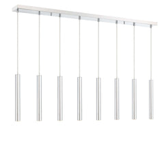Forest LED 8 Light Linear Chandelier Chrome