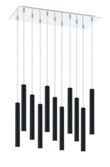 Forest LED 11 Light Chandelier Chrome