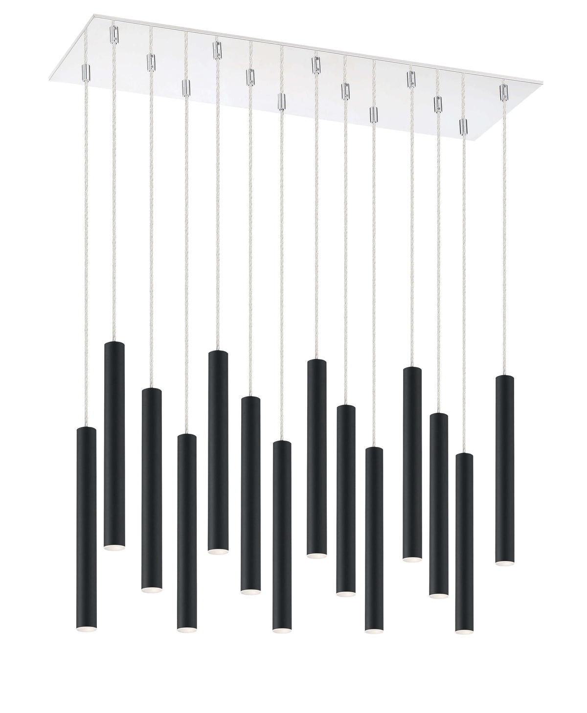 Forest LED 14 Light Chandelier Chrome