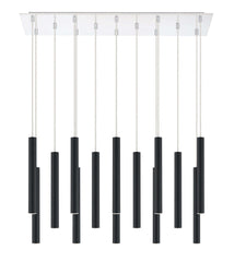 Forest LED 14 Light Chandelier Chrome
