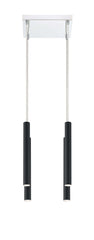 Forest LED 4 Light Chandelier Matte Black