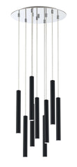 Forest LED 9 Light Chandelier Chrome